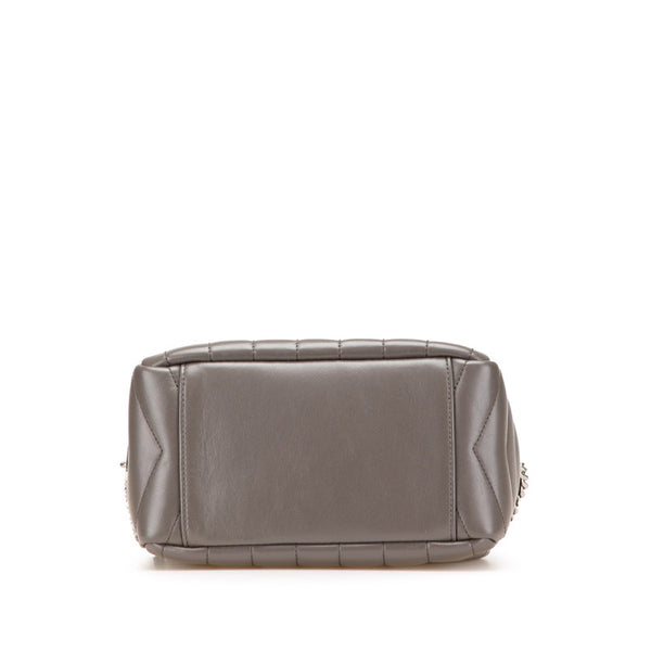 サンローラン ルル Yステッチ チェーン ショルダーバッグ 574102 グレー レザー レディース SAINT LAURENT 【中古】