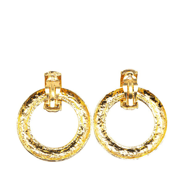 シャネル スイング マトラッセ イヤリング ゴールド メッキ レディース CHANEL 【中古】