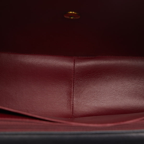 シャネル デカマトラッセ ココマーク チェーン ショルダーバッグ ブラック レディース CHANEL 【中古】