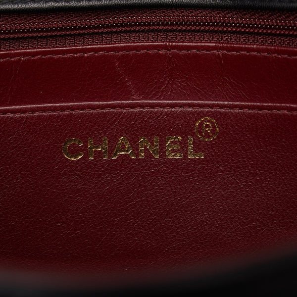 シャネル デカマトラッセ ココマーク チェーン ショルダーバッグ ブラック レディース CHANEL 【中古】