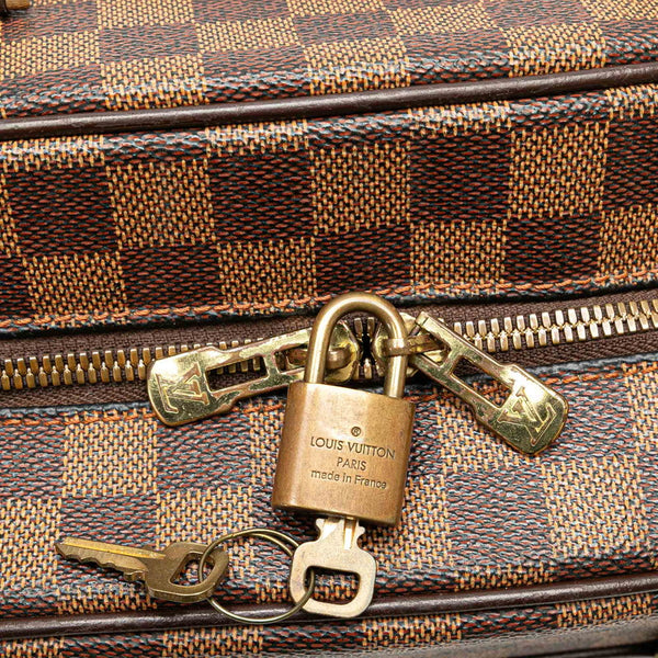 ルイ ヴィトン ダミエ ノリータ ボストンバッグ N41454 ブラウン PVC レザー レディース LOUIS VUITTON 【中古】
