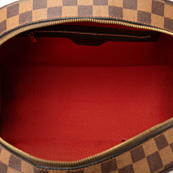 ルイ ヴィトン ダミエ ノリータ ボストンバッグ N41454 ブラウン PVC レザー レディース LOUIS VUITTON 【中古】