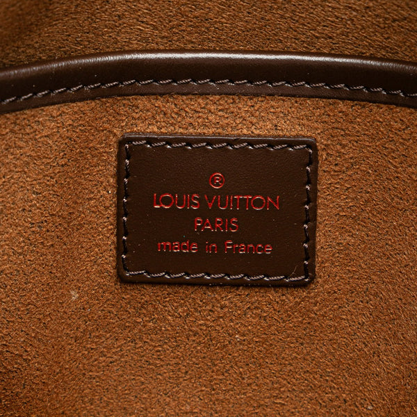 ルイ ヴィトン ダミエ サンルイ セカンドバッグ クラッチバッグ N51993 ブラウン PVC レザー メンズ LOUIS VUITTON 【中古】