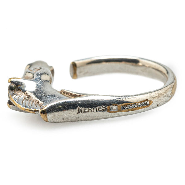 エルメス ヴィンテージ シュバル ホース 馬 リング 指輪 シルバー メタル レディース HERMES 【中古】