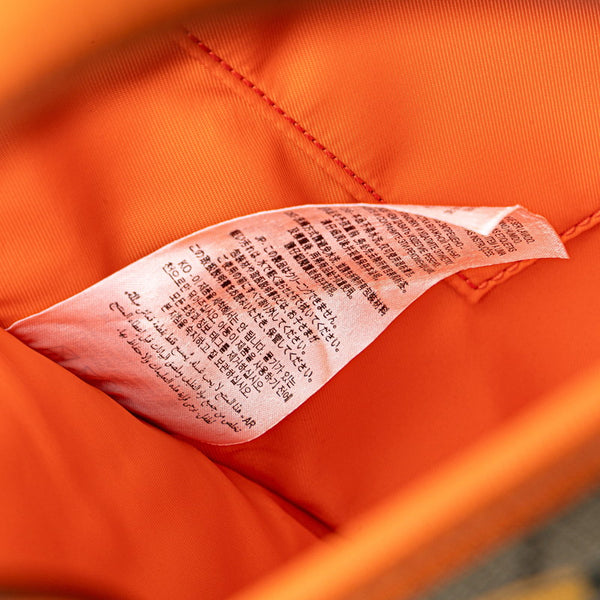 グッチ チルドレンズ GGスプリーム バナナ トートバッグ 605614 ベージュ オレンジ PVC レザー レディース GUCCI 【中古】