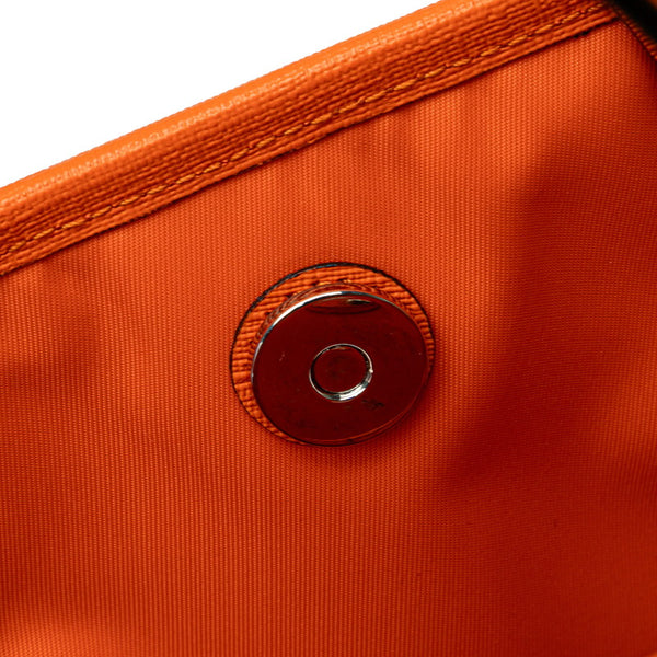 グッチ チルドレンズ GGスプリーム バナナ トートバッグ 605614 ベージュ オレンジ PVC レザー レディース GUCCI 【中古】