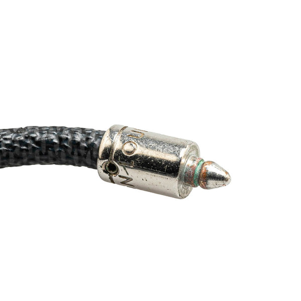 ルイ ヴィトン ダミエ グラフィット ブラスレ キープイット ブレスレット M6140E ブラック シルバー PVC メタル メンズ LOUIS VUITTON 【中古】