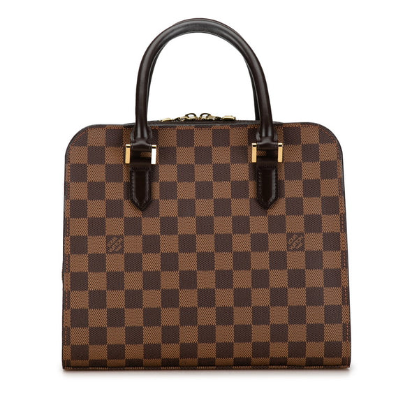 ルイ ヴィトン ダミエ トリアナ ハンドバッグ N51155 ブラウン PVC レザー レディース LOUIS VUITTON 【中古】