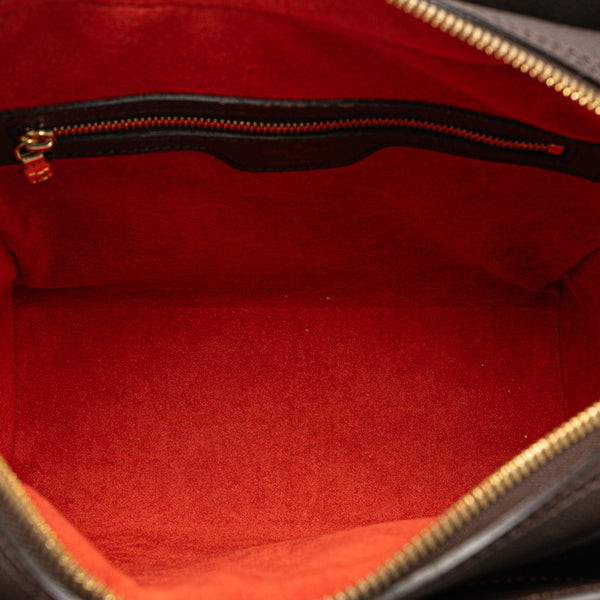 ルイ ヴィトン ダミエ トリアナ ハンドバッグ N51155 ブラウン PVC レザー レディース LOUIS VUITTON 【中古】