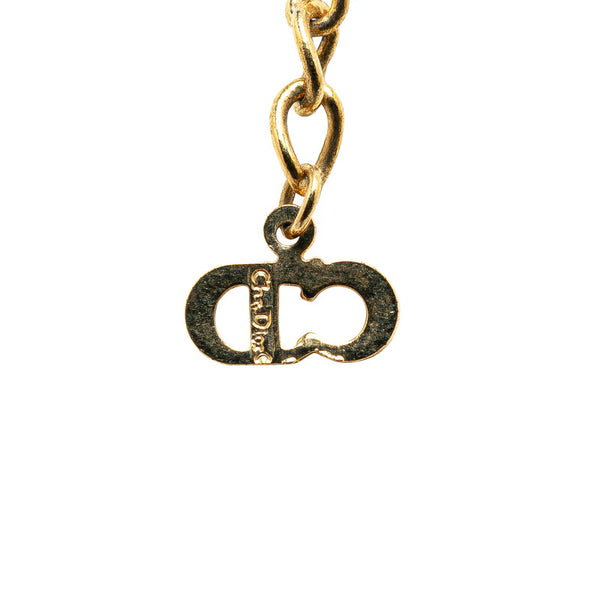 ディオール CDロゴ ペンダントネックレス ゴールド メッキ レディース Dior 【中古】