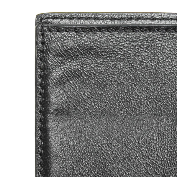バレンシアガ CASH VERTICAL BIFOLD WALLET 二つ折り財布 コンパクトウォレット クロコ型押し 681579 ブラック レザー レディース BALENCIAGA 【中古】