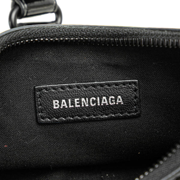 バレンシアガ ルカゴールXS 斜め掛け ショルダーバッグ 671309 ブラック パテントレザー レディース BALENCIAGA 【中古】