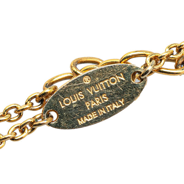 ルイ ヴィトン エッセンシャルV ブレスレット M61084 ゴールド メッキ レディース LOUIS VUITTON 【中古】