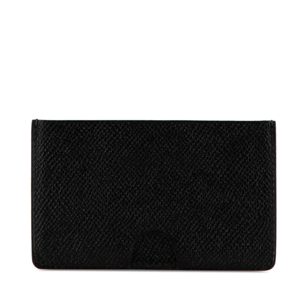 エルメス ポルクロール カードケース ブラック ヴォーエプソン レディース HERMES 【中古】