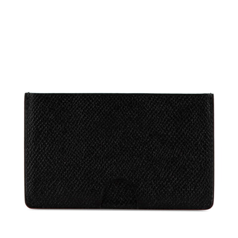 エルメス ポルクロール カードケース ブラック ヴォーエプソン レディース HERMES 【中古】