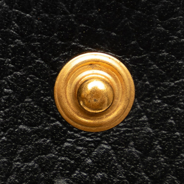 エルメス ポシェット・グリーン ウエストバッグ ブラック ゴールド レザー レディース HERMES 【中古】