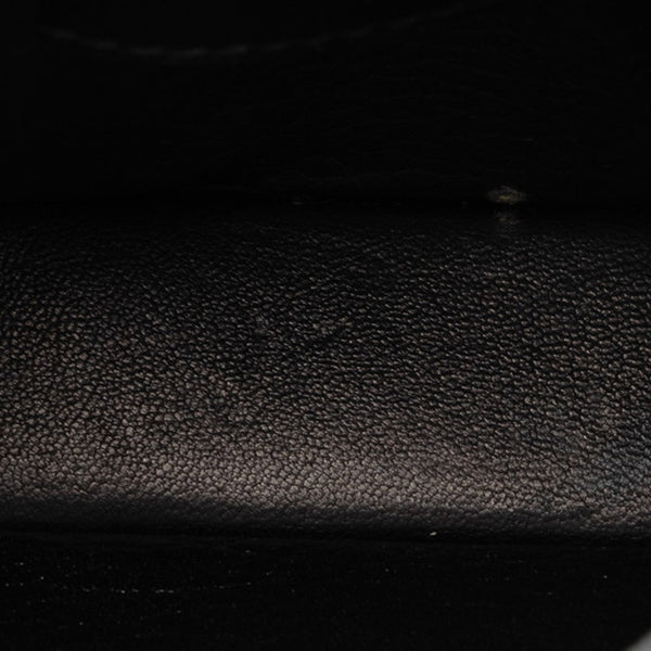 エルメス ポシェット・グリーン ウエストバッグ ブラック ゴールド レザー レディース HERMES 【中古】