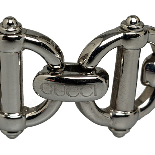 グッチ ホースビット 腕時計 6400L クオーツ ブラック文字盤 ステンレススチール レディース GUCCI 【中古】