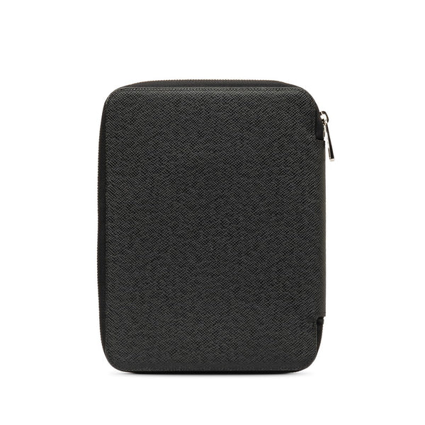 ルイ ヴィトン タイガ ドキュメントケース 手帳 アルドワーズ ブラック レザー メンズ LOUIS VUITTON 【中古】