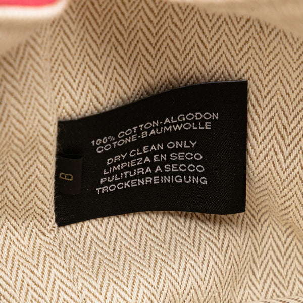 エルメス ブリッドアブラックPM ハンドバッグ ピンク オレンジ キャンバス レディース HERMES 【中古】