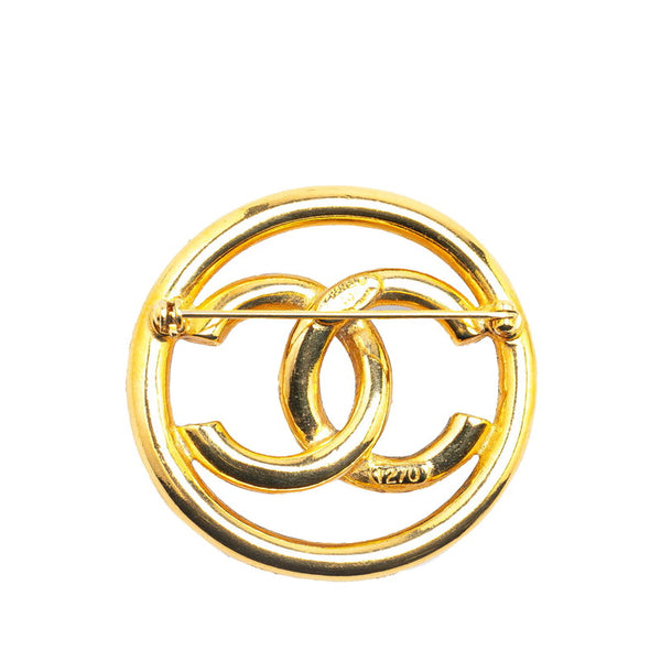 シャネル ココマーク ブローチ ゴールド メッキ レディース CHANEL 【中古】
