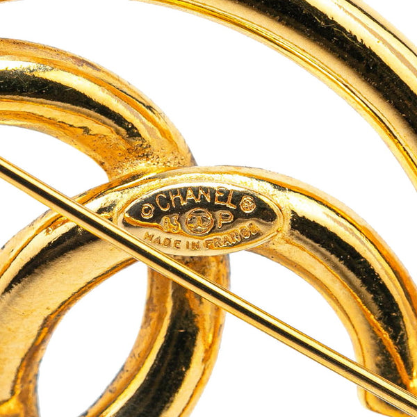 シャネル ココマーク ブローチ ゴールド メッキ レディース CHANEL 【中古】