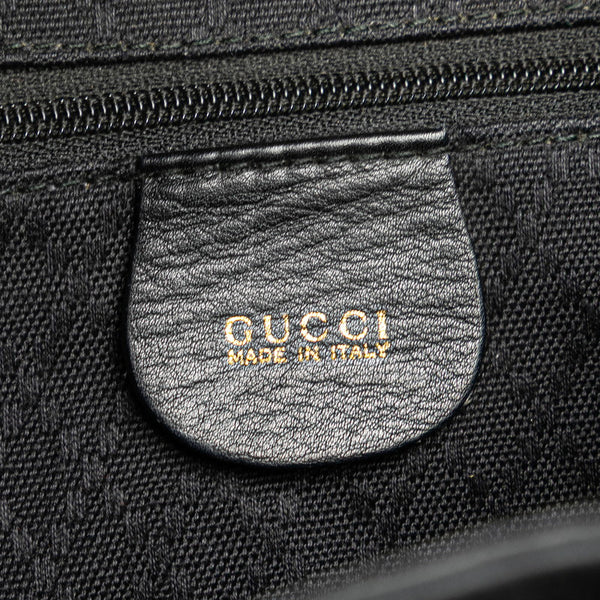 グッチ バンブー リュック バックパック 003 58 0016 ブラック レザー レディース GUCCI 【中古】