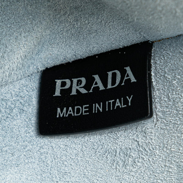 プラダ ハンドバッグ 1BA178 ブラック カーフレザー レディース PRADA 【中古】