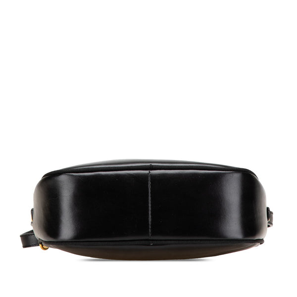 サルヴァトーレフェラガモ ヴァラ 斜め掛け ショルダーバッグ A214183 ブラック レザー レディース Salvatore Ferragamo 【中古】