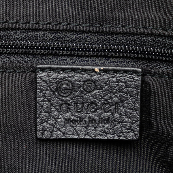 グッチ GG ナイロン トートバッグ 353702 ブラック ナイロン レザー レディース GUCCI 【中古】