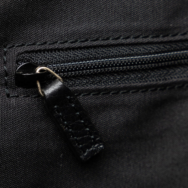 グッチ GG ナイロン トートバッグ 353702 ブラック ナイロン レザー レディース GUCCI 【中古】