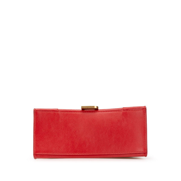 バレンシアガ アワーグラス ハンドバッグ ショルダーバッグ 2WAY 593546 レッド レザー レディース BALENCIAGA 【中古】