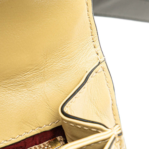 グッチ ズゥミ ホースビット ショルダーバッグ 576388 ベージュ イエロー ブラック レザー レディース GUCCI 【中古】