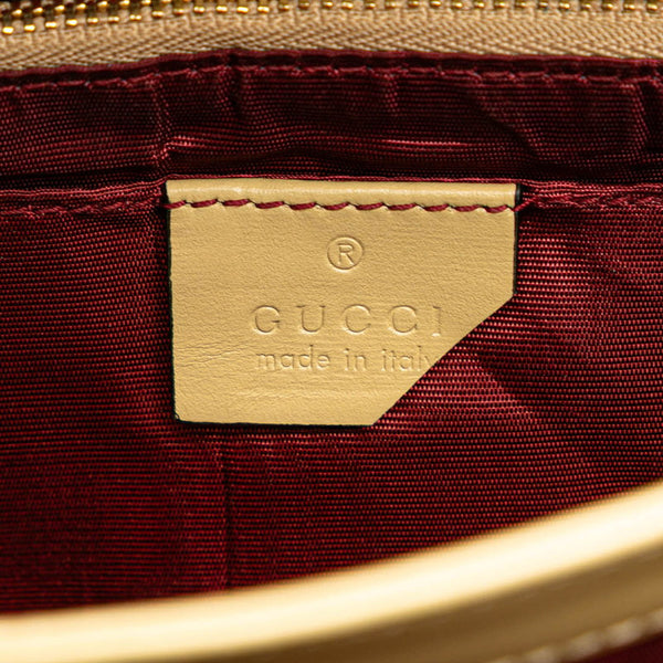 グッチ ズゥミ ホースビット ショルダーバッグ 576388 ベージュ イエロー ブラック レザー レディース GUCCI 【中古】