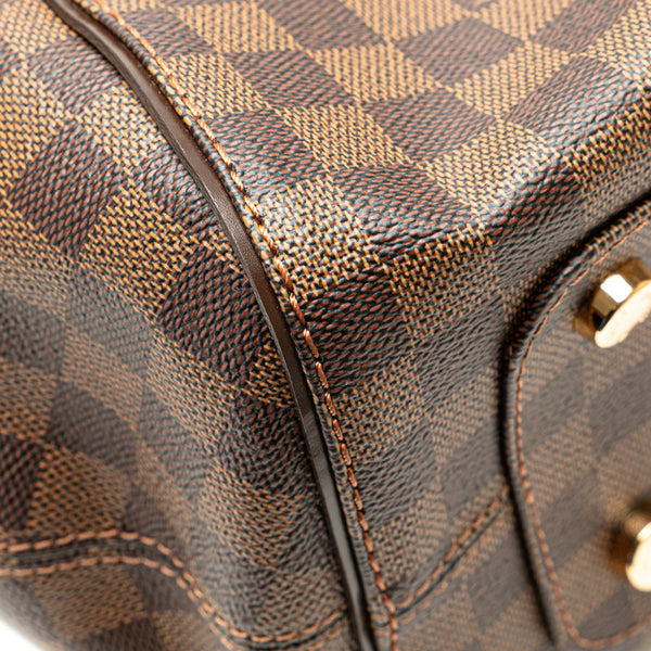 ルイ ヴィトン ダミエ マーリボーンGM トートバッグ ショルダーバッグ N41214 ブラウン PVC レザー レディース LOUIS VUITTON 【中古】