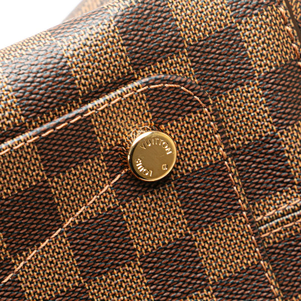 ルイ ヴィトン ダミエ マーリボーンGM トートバッグ ショルダーバッグ N41214 ブラウン PVC レザー レディース LOUIS VUITTON 【中古】