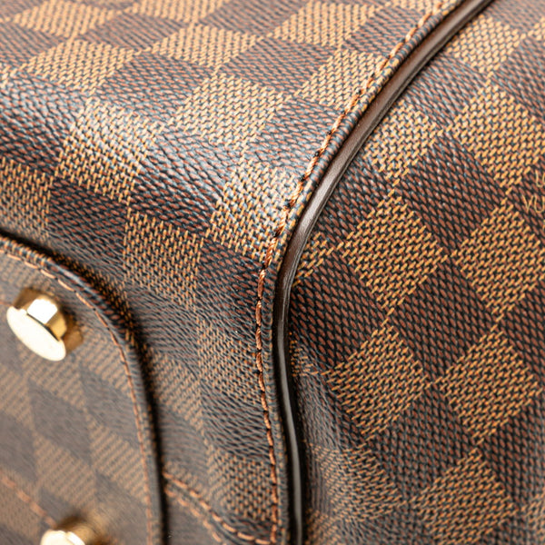 ルイ ヴィトン ダミエ マーリボーンGM トートバッグ ショルダーバッグ N41214 ブラウン PVC レザー レディース LOUIS VUITTON 【中古】