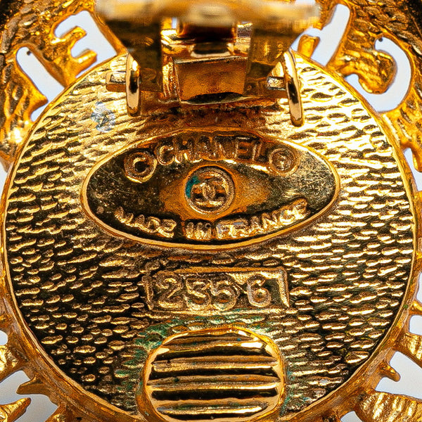 シャネル ヴィンテージ イヤリング ホワイト ゴールド フェイクパール メッキ レディース CHANEL 【中古】