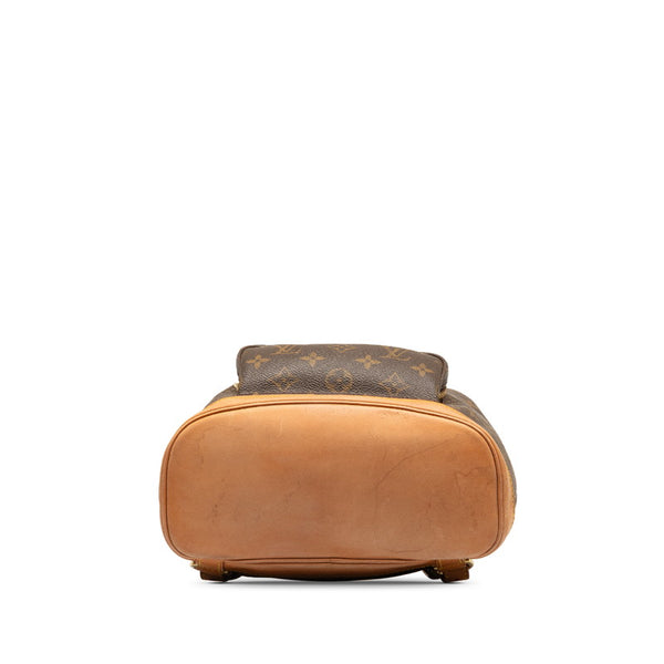 ルイ ヴィトン モノグラム モンスリMM リュック バックパック M51136 ブラウン PVC レザー レディース LOUIS VUITTON 【中古】