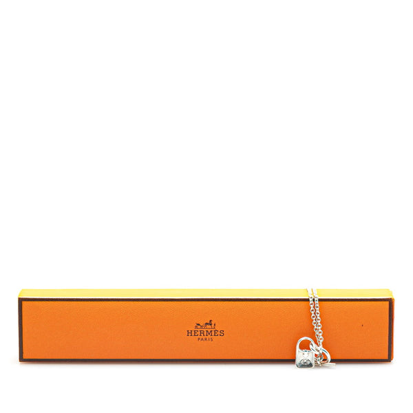 エルメス エブリンアミュレット ネックレス シルバー SV925 シルバー レディース HERMES 【中古】