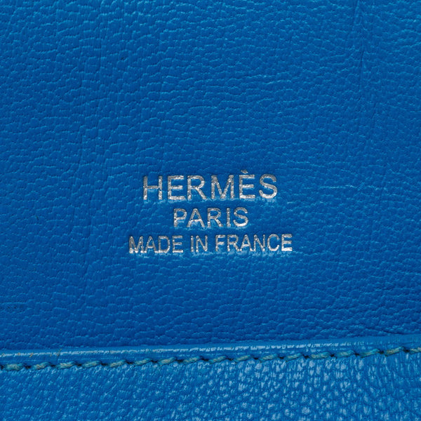 エルメス ジプシエール34 斜め掛け ショルダーバッグ ブルーイドラ トリヨンクレマンス レディース HERMES 【中古】