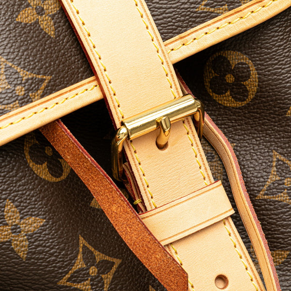 ルイ ヴィトン モノグラム サック ア ド ボスフォール リュック バックパック M40107 ブラウン PVC レザー レディース LOUIS VUITTON 【中古】