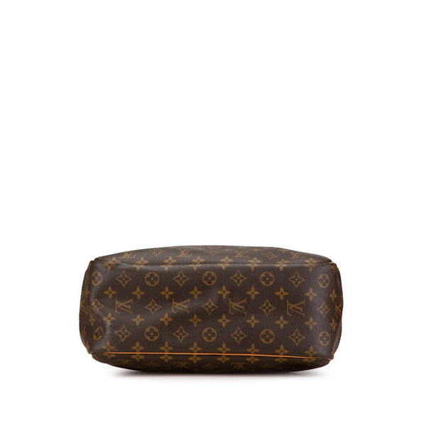 ルイ ヴィトン モノグラム ドーヴィル ハンドバッグ M47270 ブラウン PVC レザー レディース LOUIS VUITTON 【中古】