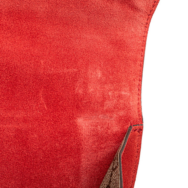 グッチ GGスプリーム ディオニュソス チェーン ショルダーバッグ 400249 ベージュ レッド PVC スエード レディース GUCCI 【中古】