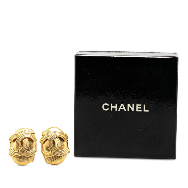 シャネル ヴィンテージ ココマーク イヤリング ゴールド メッキ レディース CHANEL 【中古】