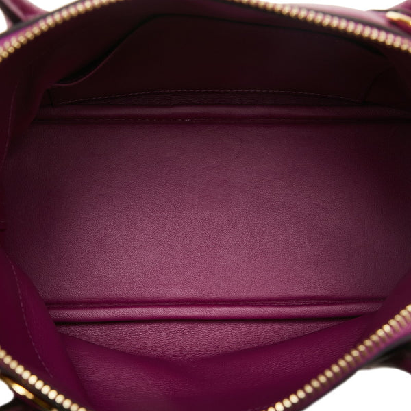 エルメス ボリード27 ゴールド金具 ハンドバッグ ショルダーバッグ 2WAY アネモネ パープル スイフト レディース HERMES 【中古】