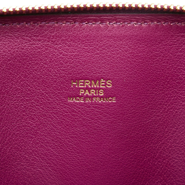 エルメス ボリード27 ゴールド金具 ハンドバッグ ショルダーバッグ 2WAY アネモネ パープル スイフト レディース HERMES 【中古】