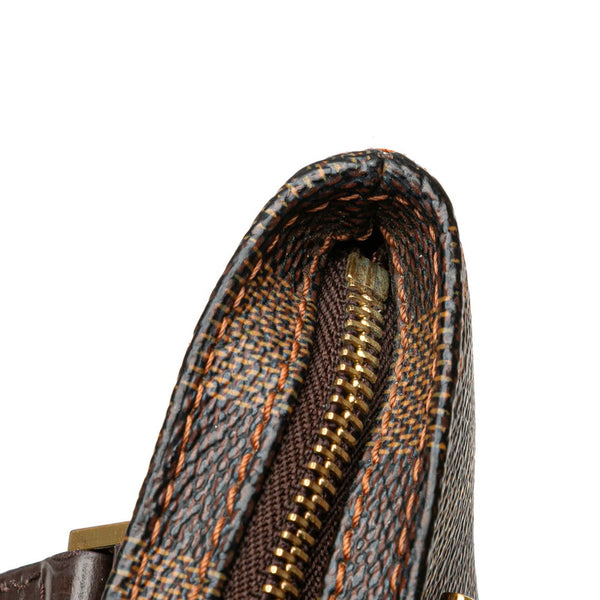 ルイ ヴィトン ダミエ マノスクGM 付属 ポーチ ブラウン PVC レザー レディース LOUIS VUITTON 【中古】