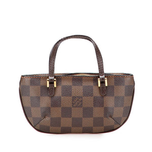 ルイ ヴィトン ダミエ マノスクGM 付属 ポーチ ブラウン PVC レザー レディース LOUIS VUITTON 【中古】