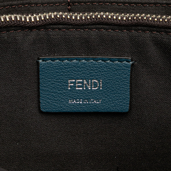 フェンディ バイザウェイ ミディアム ハンドバッグ ショルダーバッグ 2WAY 8BL124 ネイビー ブルー レザー レディース FENDI 【中古】